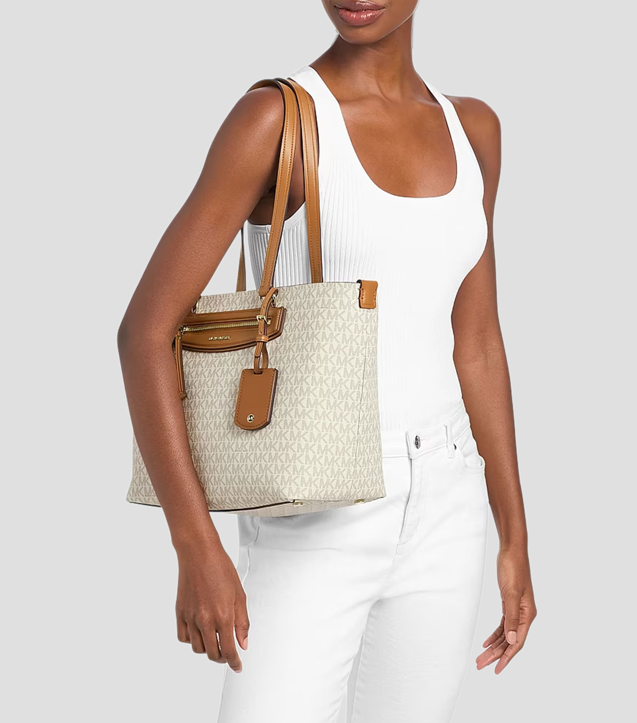 Bolsa tote monogram estampado Mujer